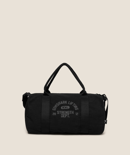 Women's Gymshark Strength Dept Mini Canvas Duffle Bag Black