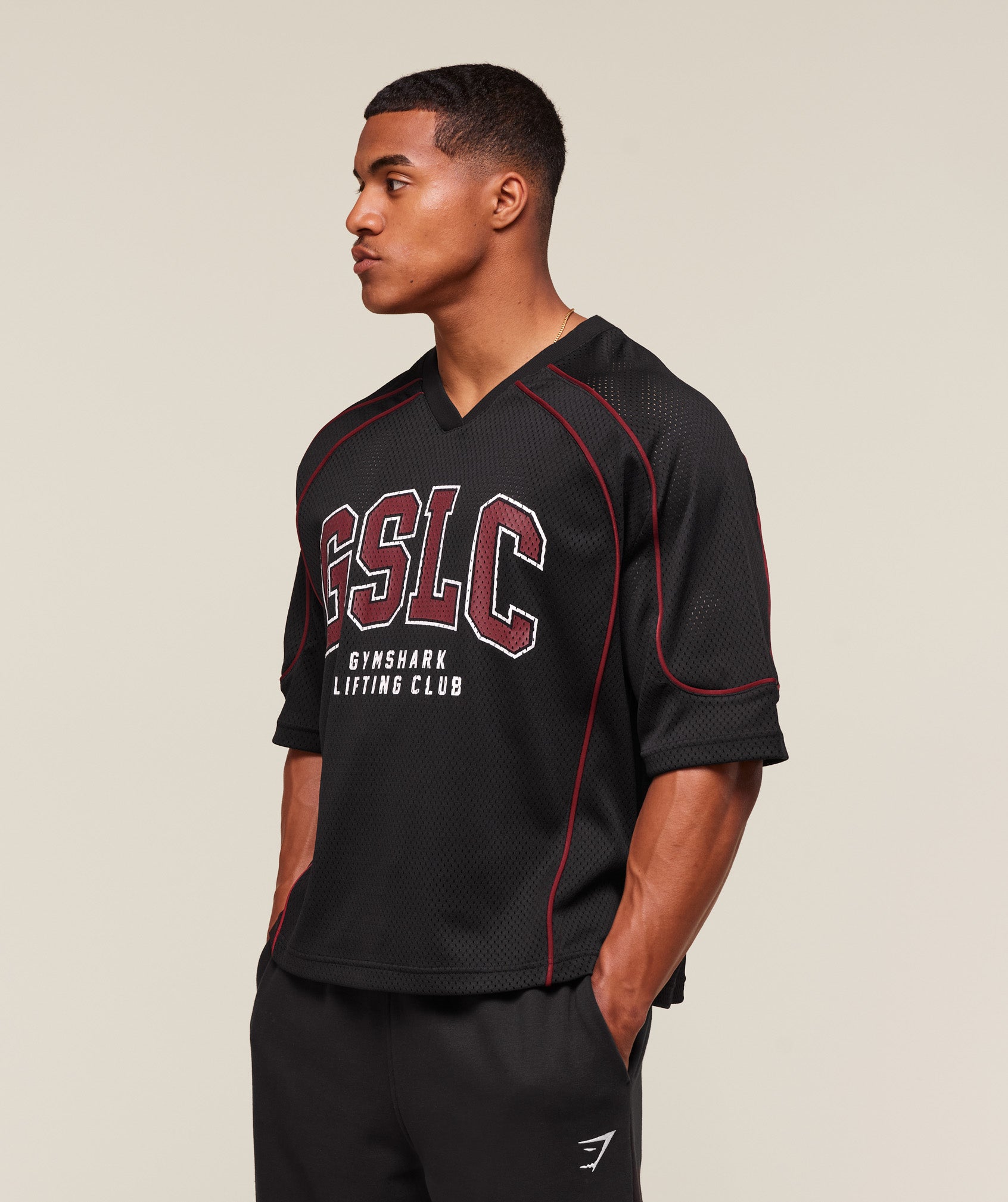 Gymshark Gslc Sports Jersey Black