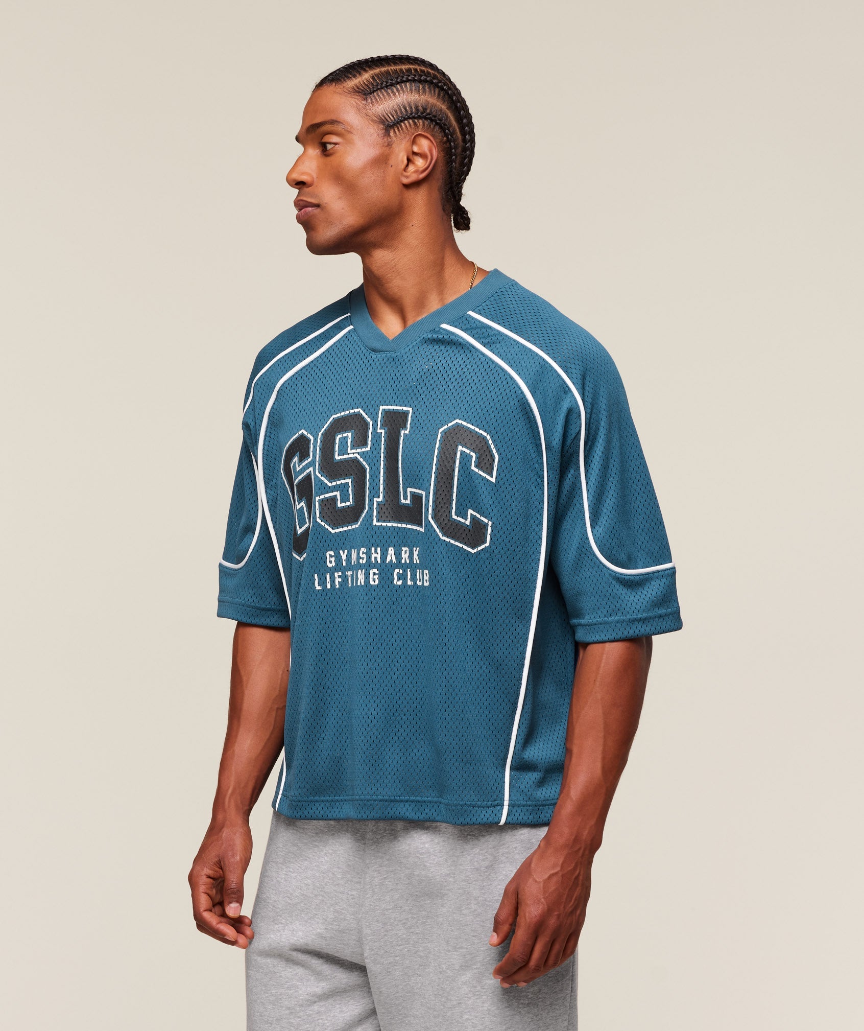 Gymshark Gslc Sports Jersey Success Blue