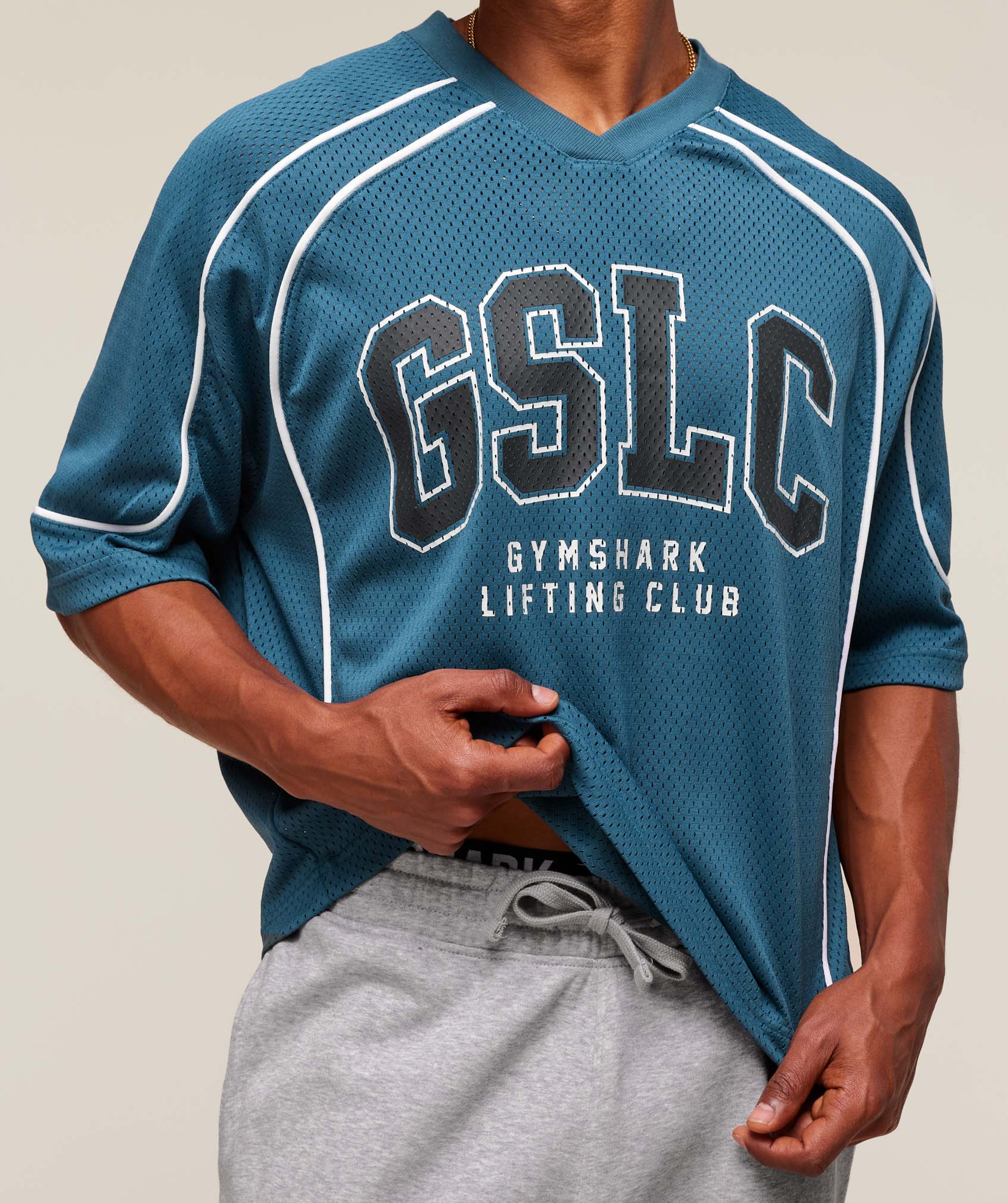 Gymshark Gslc Sports Jersey Success Blue