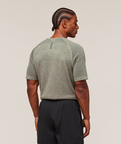 Gymshark Versatile Seamless T-Shirt Chalk Green