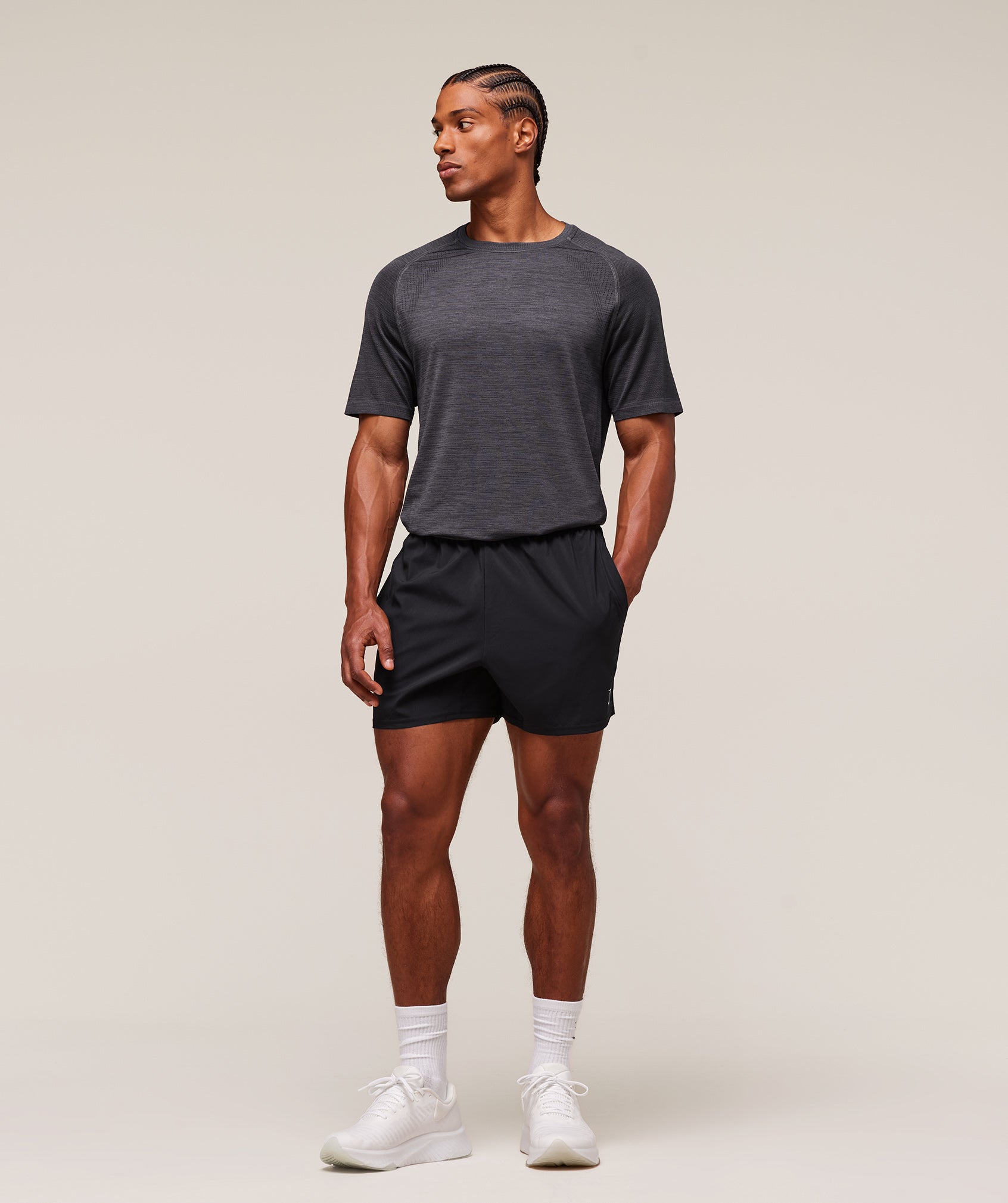 Gymshark Versatile Seamless T-Shirt Dark Grey