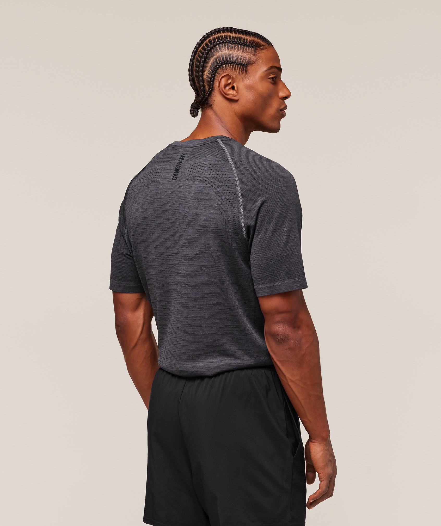 Gymshark Versatile Seamless T-Shirt Dark Grey