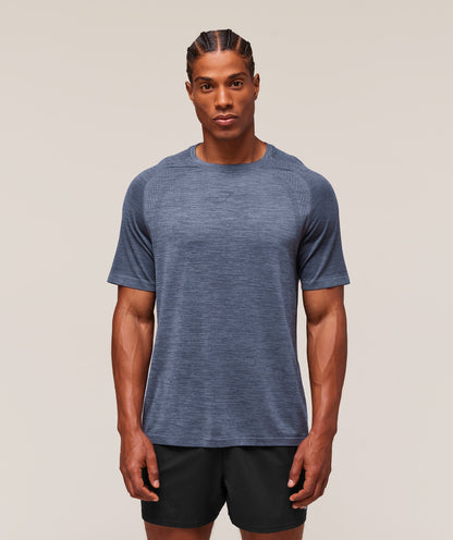 Gymshark Versatile Seamless T-Shirt Iron Blue