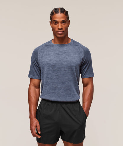 Gymshark Versatile Seamless T-Shirt Iron Blue