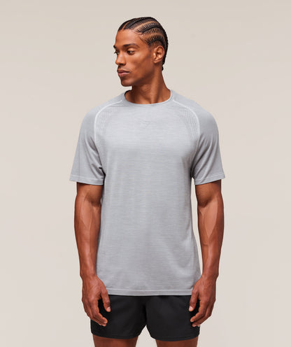 Gymshark Versatile Seamless T-Shirt Light Grey
