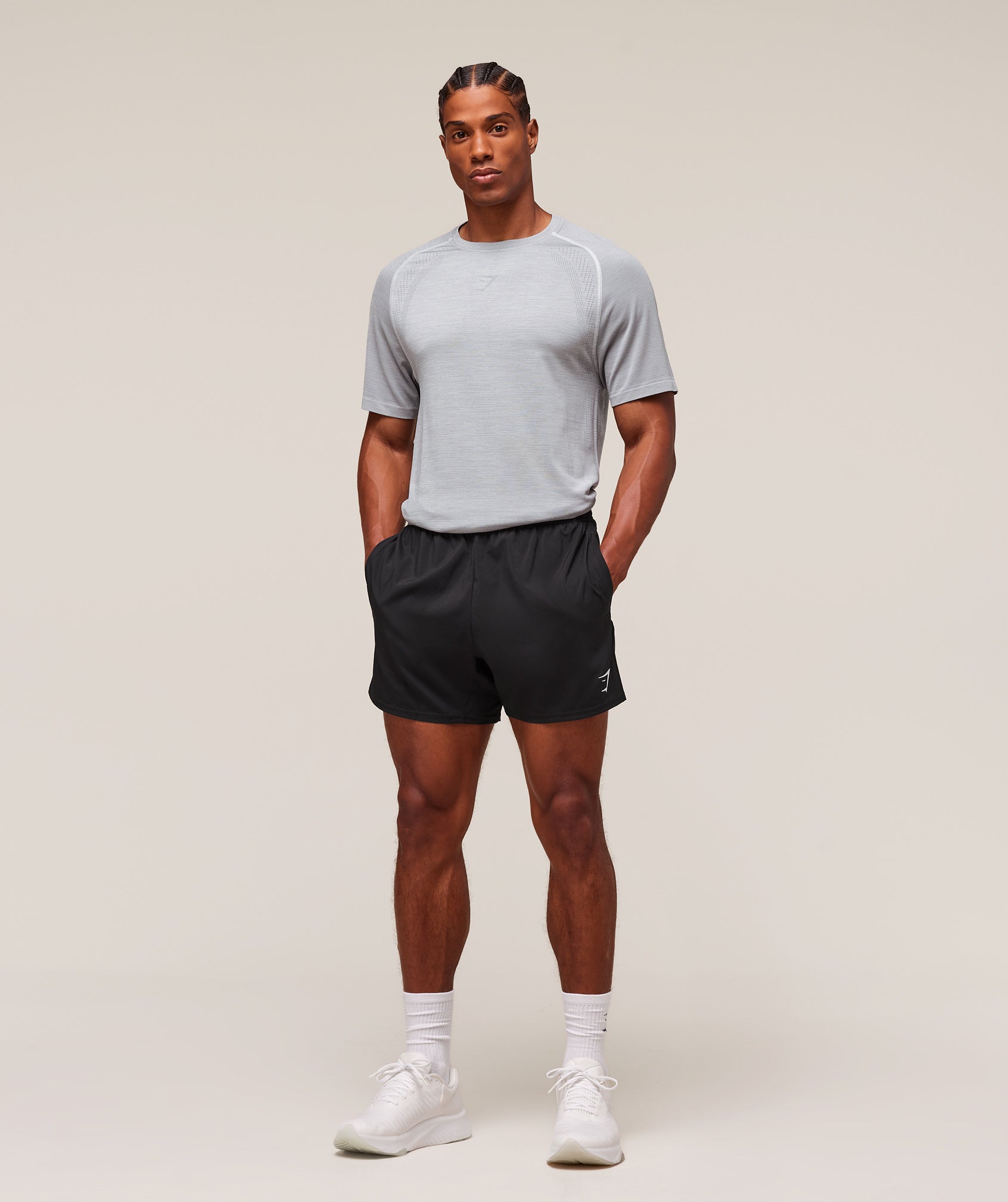 Gymshark Versatile Seamless T-Shirt Light Grey