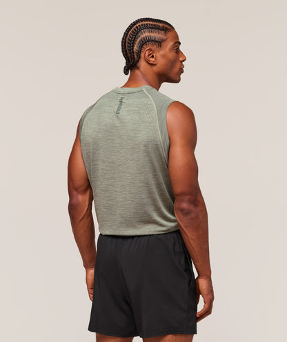 Gymshark Versatile Seamless Tank Chalk Green
