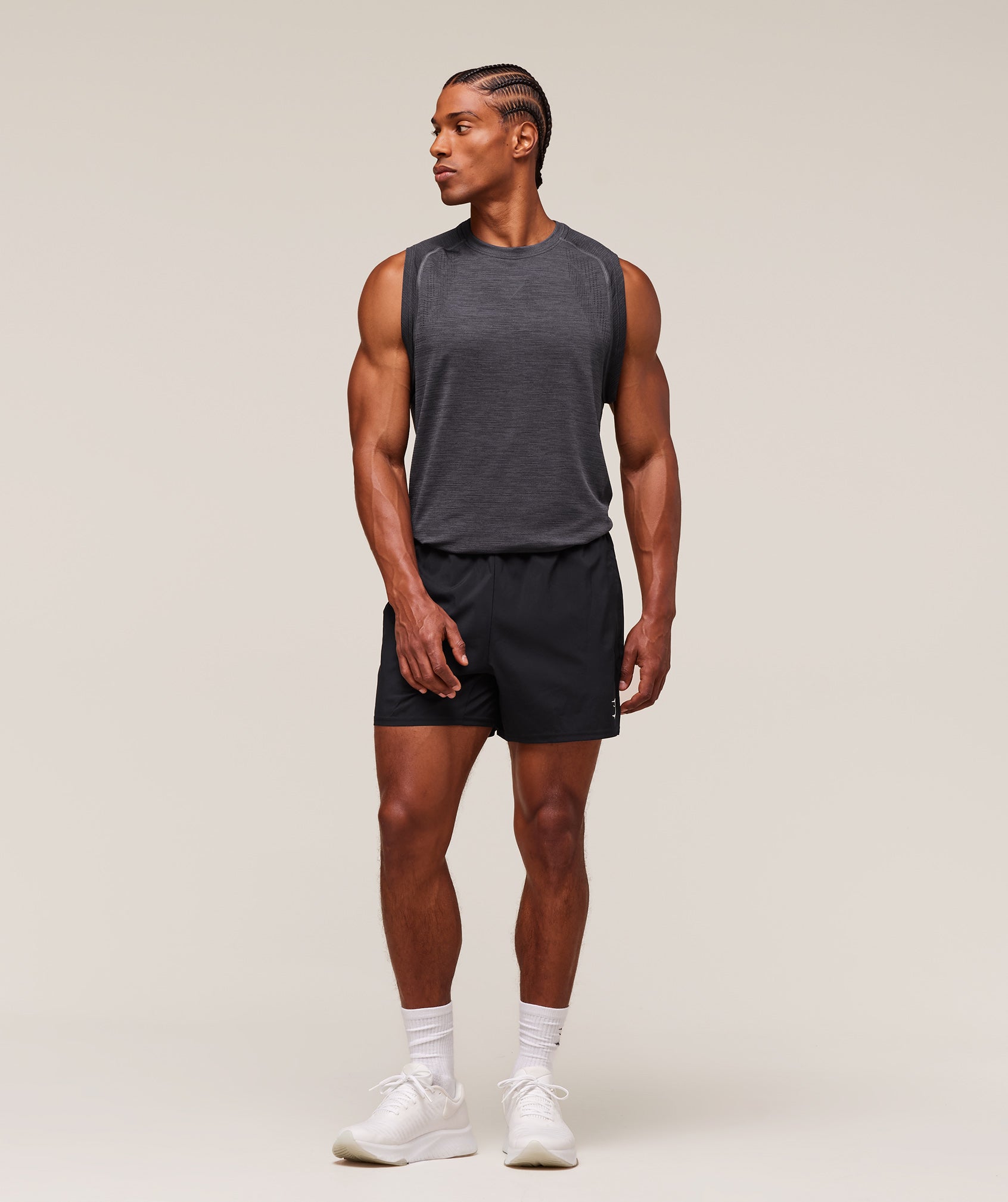 Gymshark Versatile Seamless Tank Dark Grey