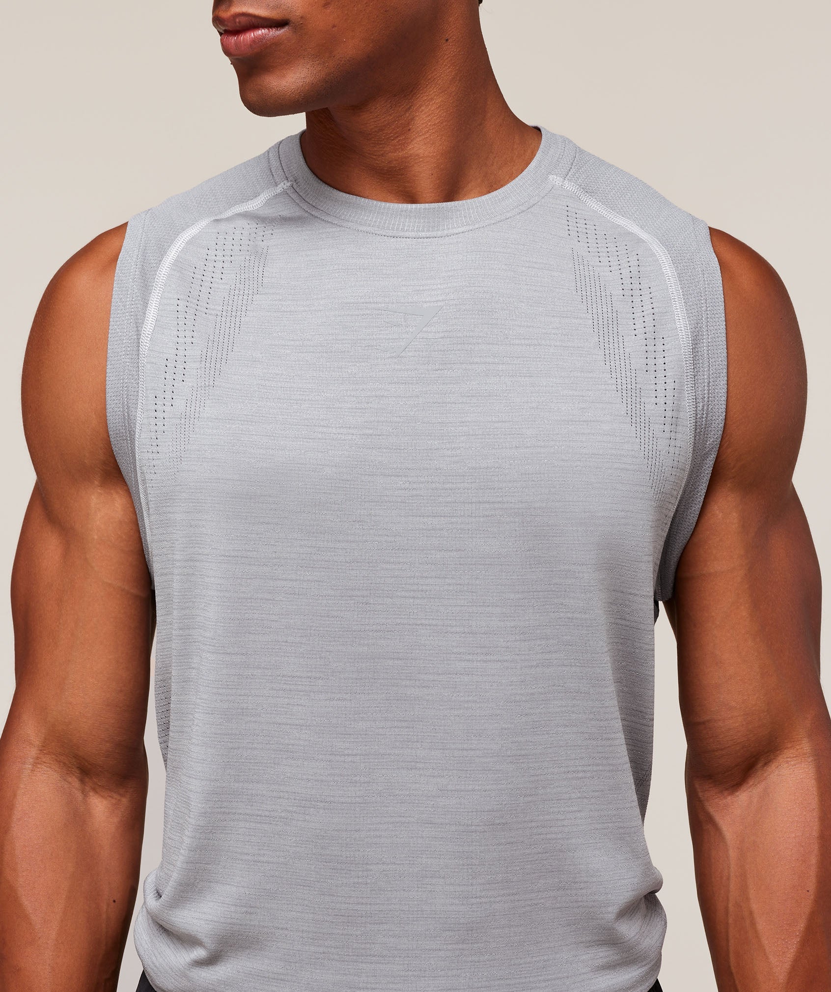 Gymshark Versatile Seamless Tank Light Grey