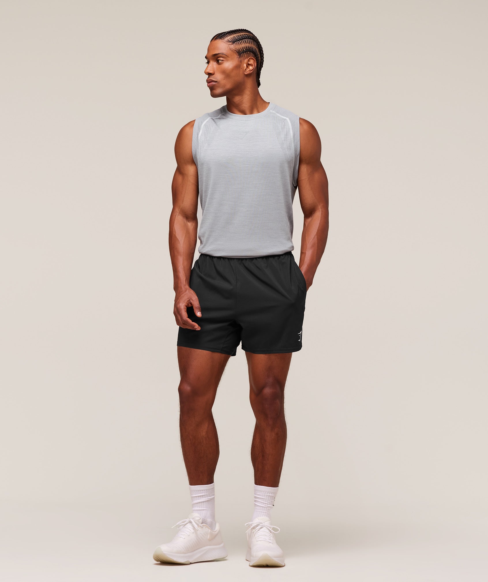 Gymshark Versatile Seamless Tank Light Grey