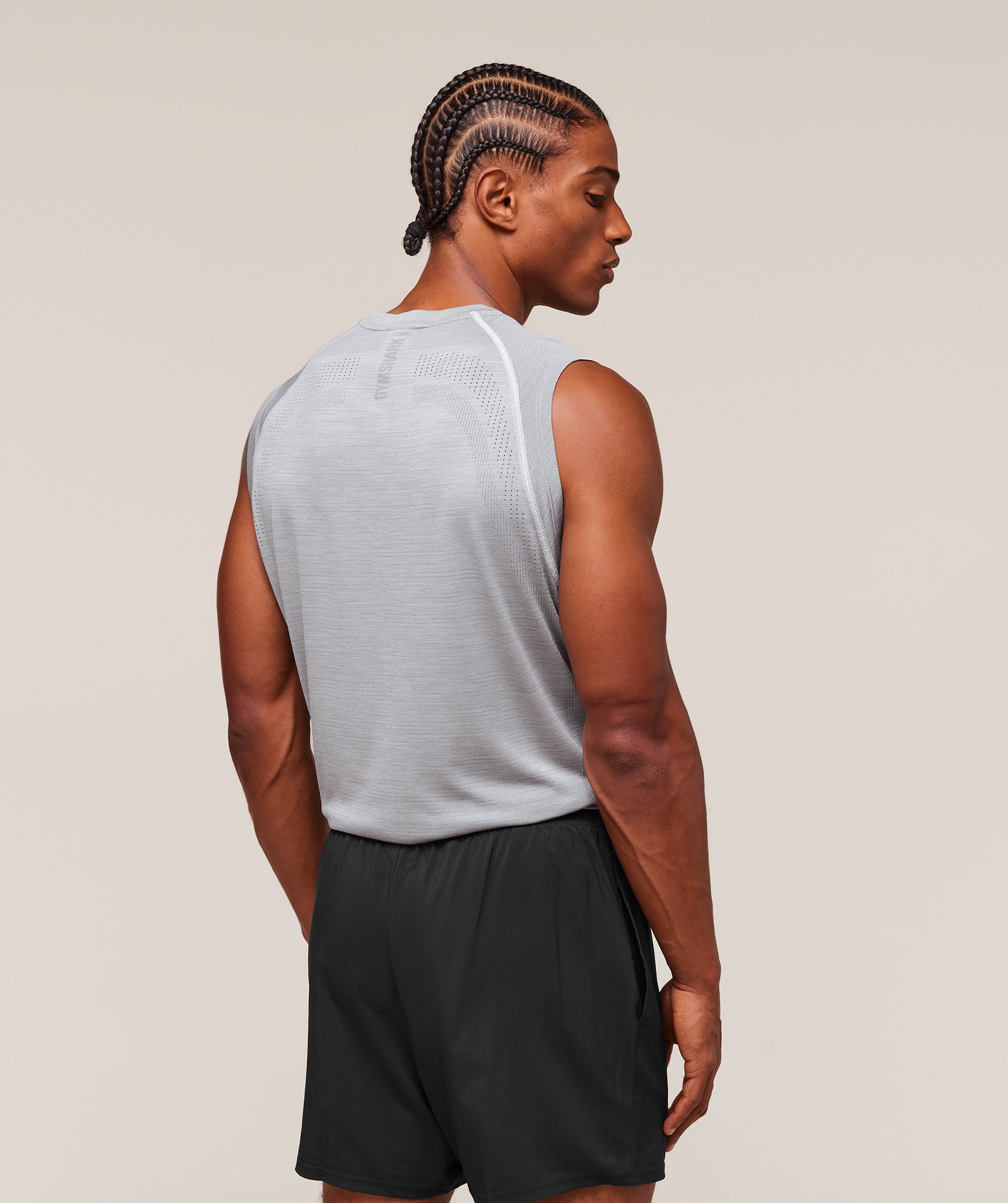 Gymshark Versatile Seamless Tank Light Grey