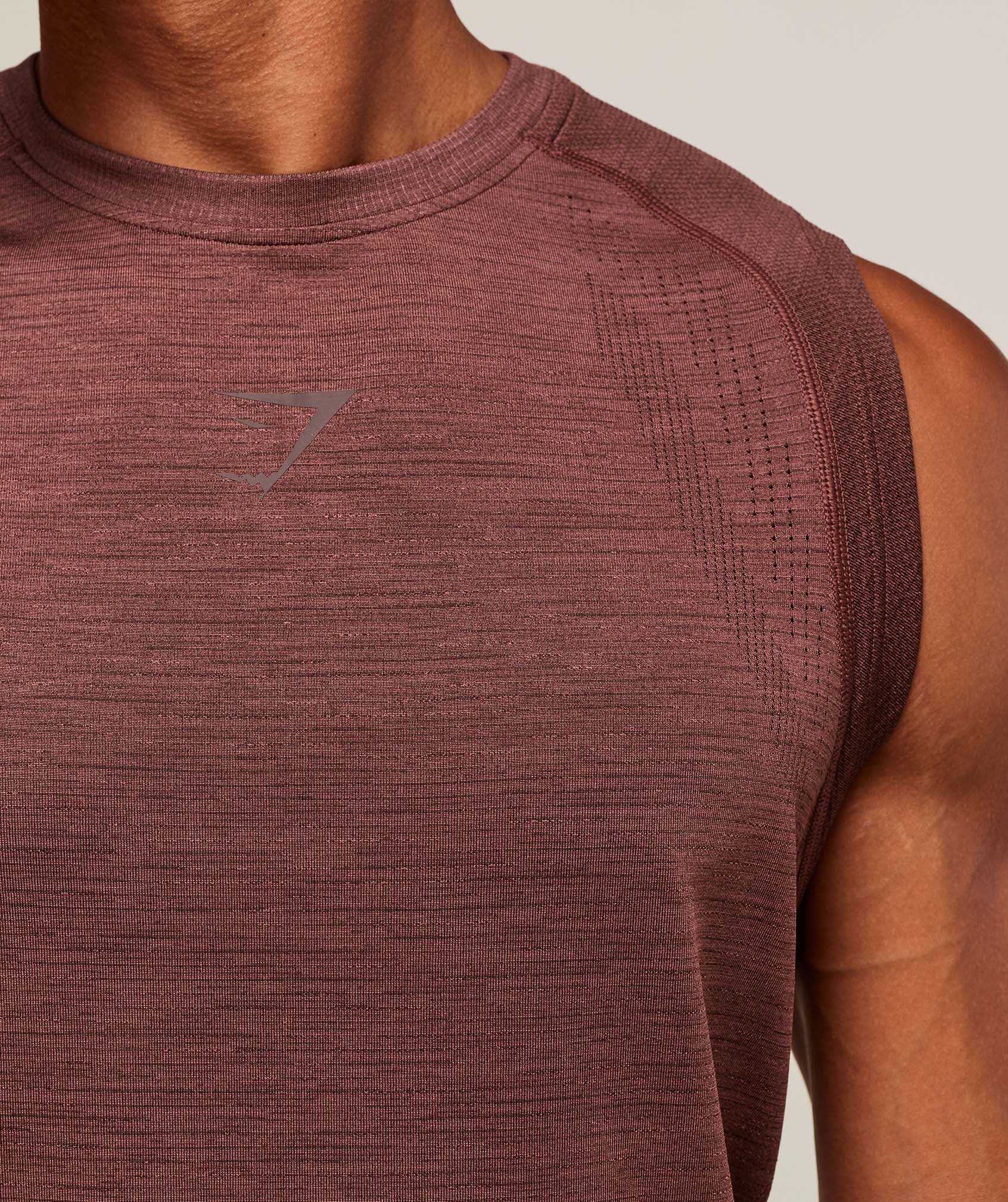 Gymshark Versatile Seamless Tank Rust Brown
