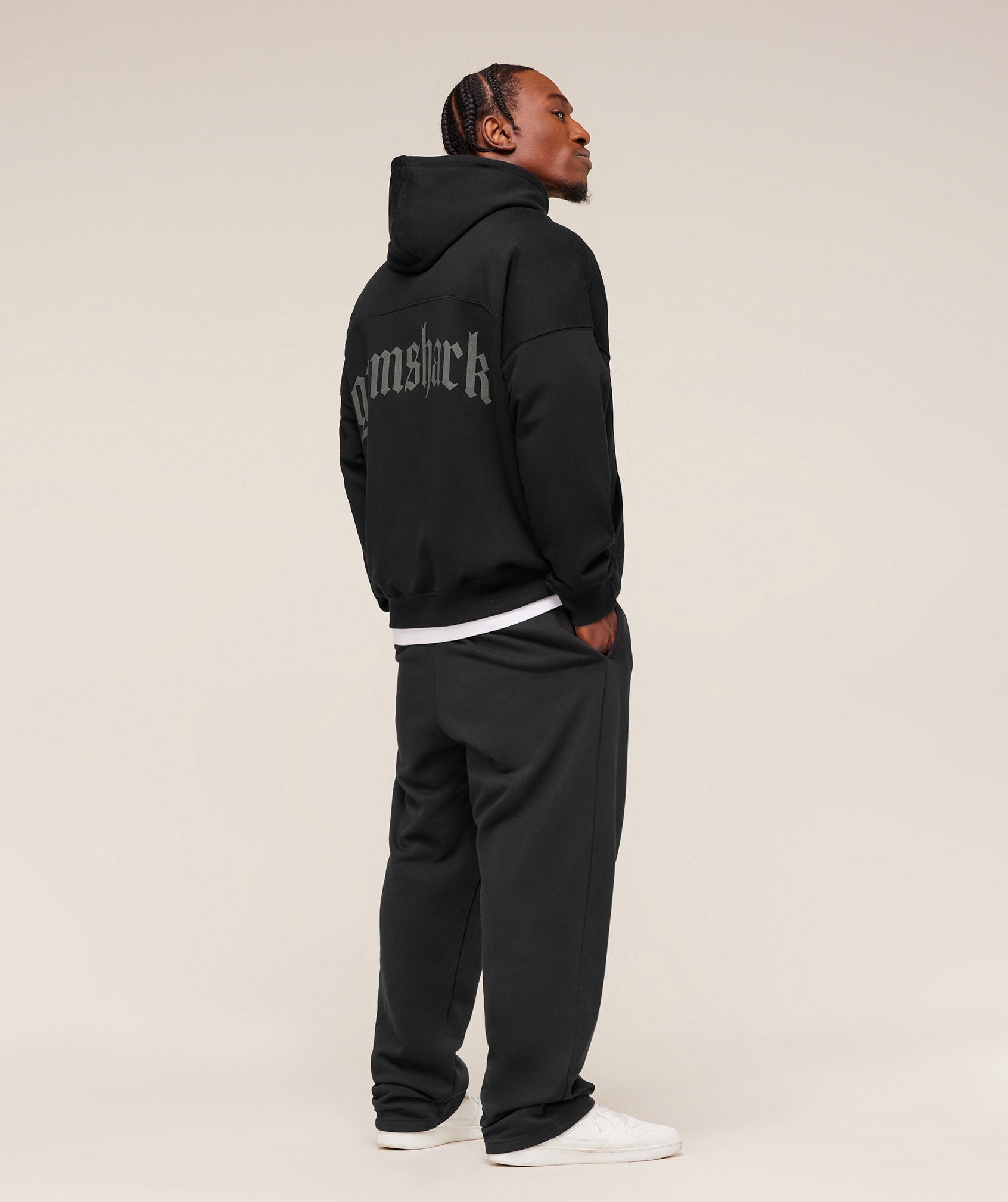 Gymshark Olde English Hoodie Black