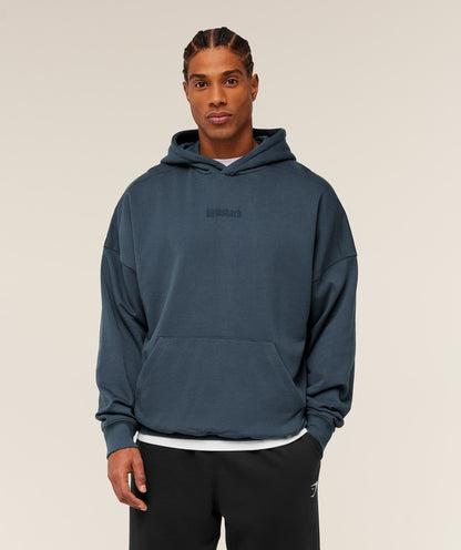 Gymshark Olde English Hoodie Gs Stealth Blue