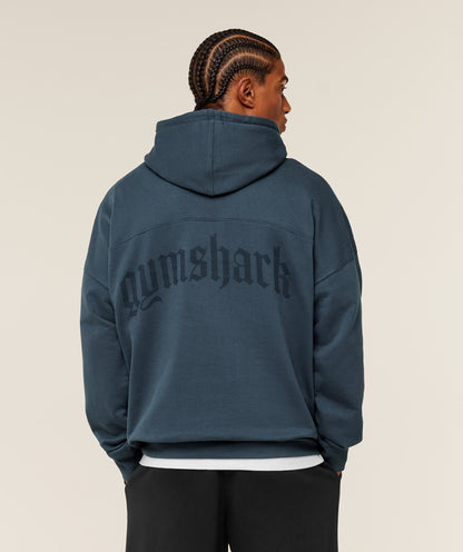 Gymshark Olde English Hoodie Gs Stealth Blue
