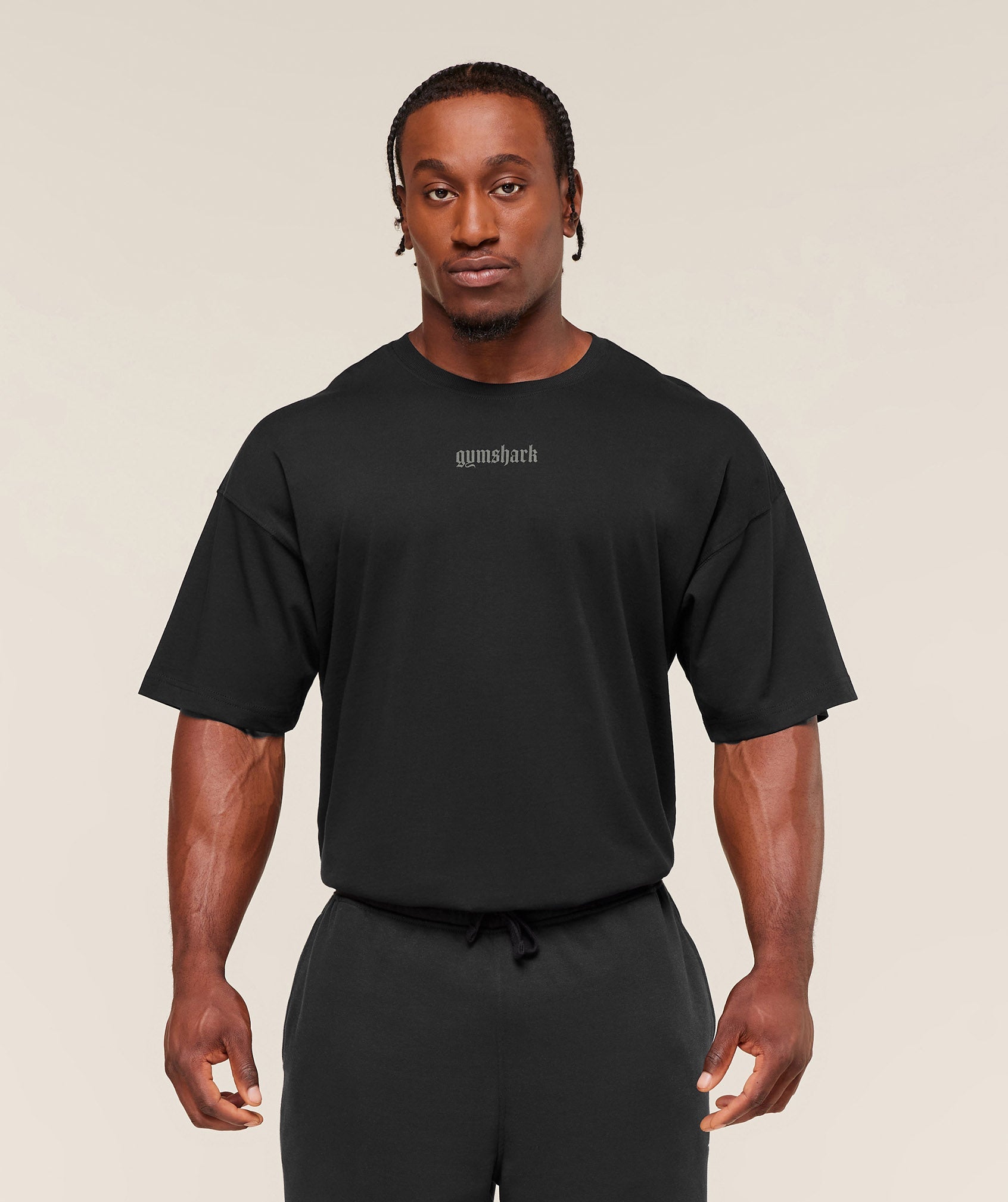 Gymshark Olde English T-Shirt Black