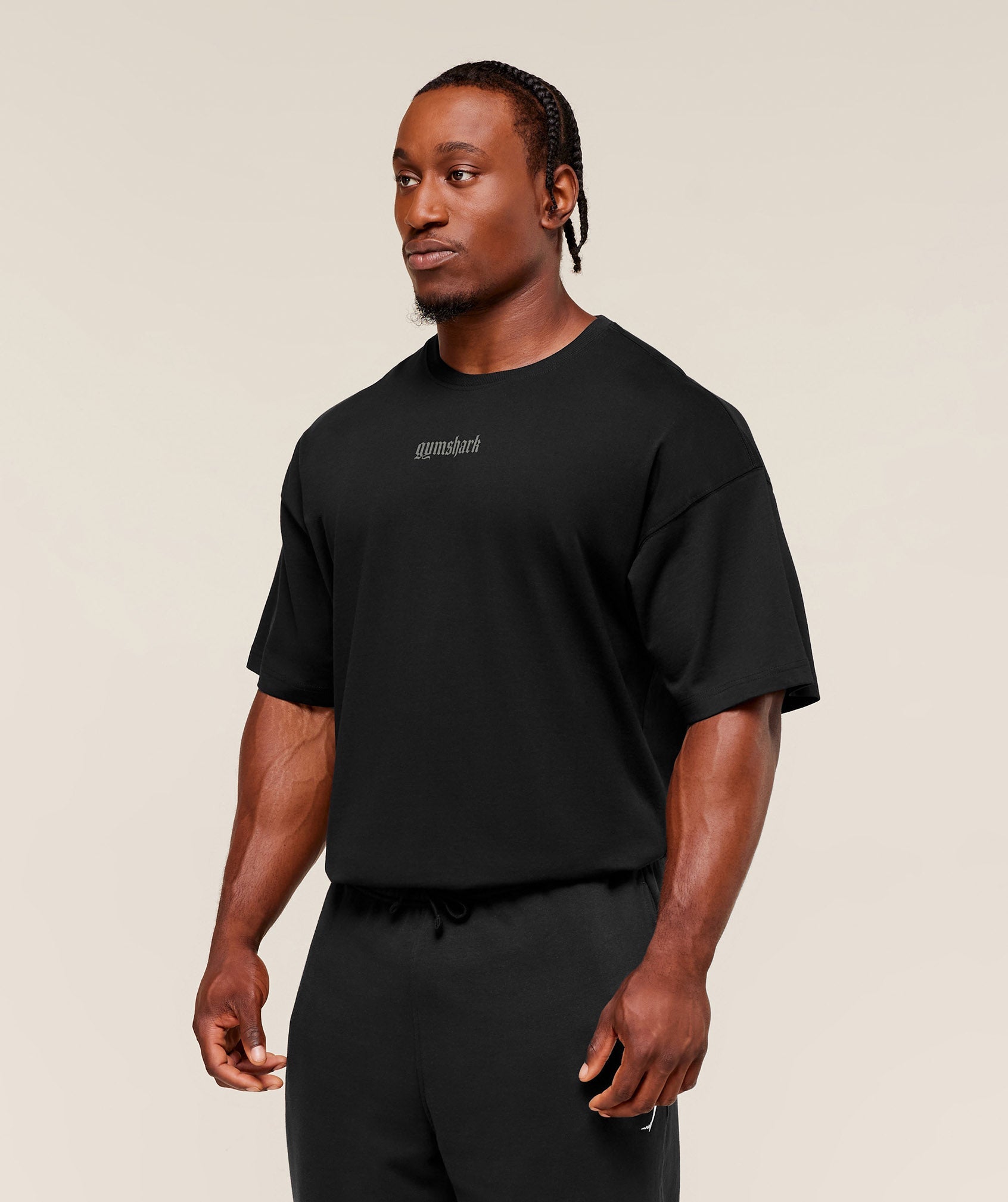 Gymshark Olde English T-Shirt Black