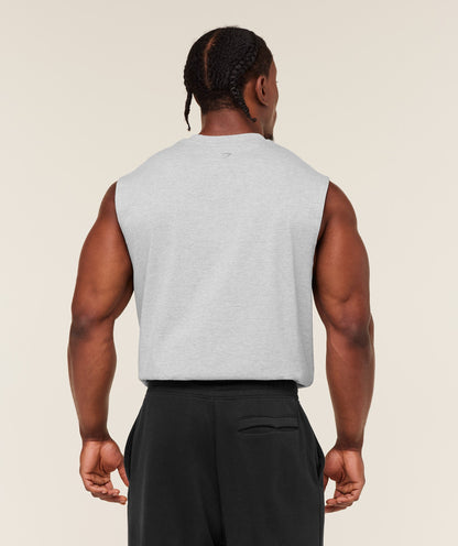 Gymshark Olde English Tank Bros Soft Grey Marl