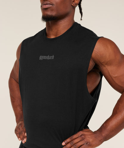 Gymshark Olde English Tank Gs Black