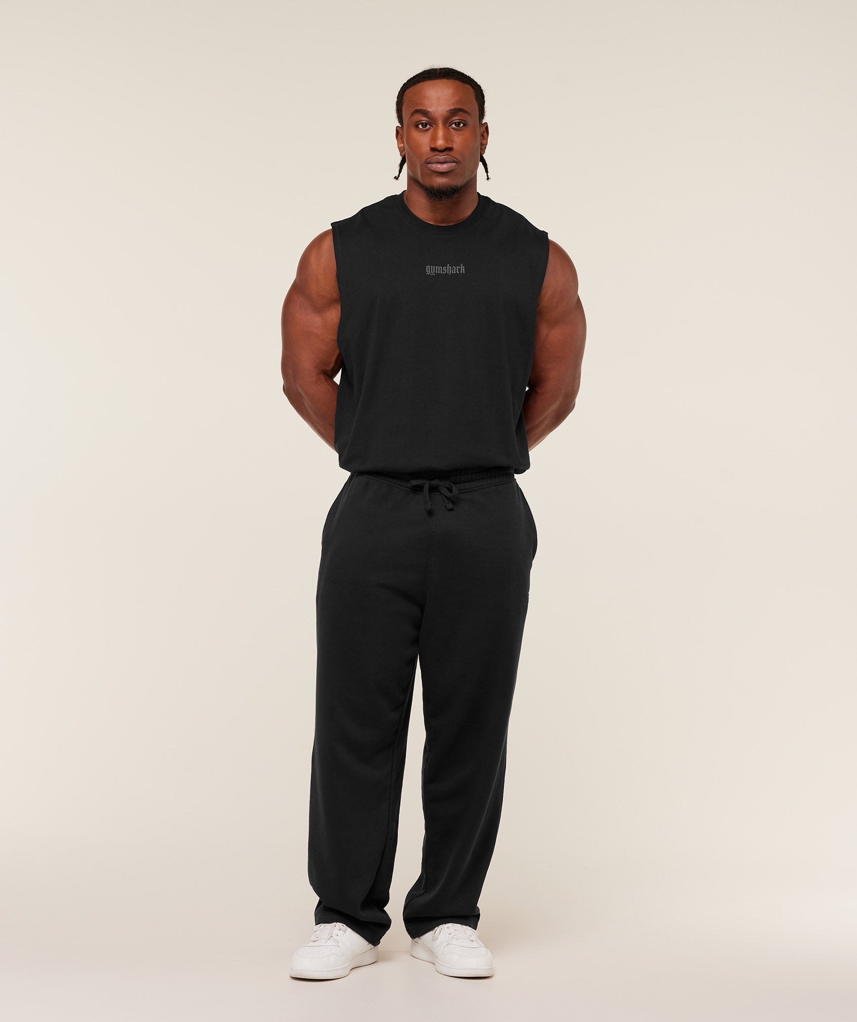 Gymshark Olde English Tank Gs Black