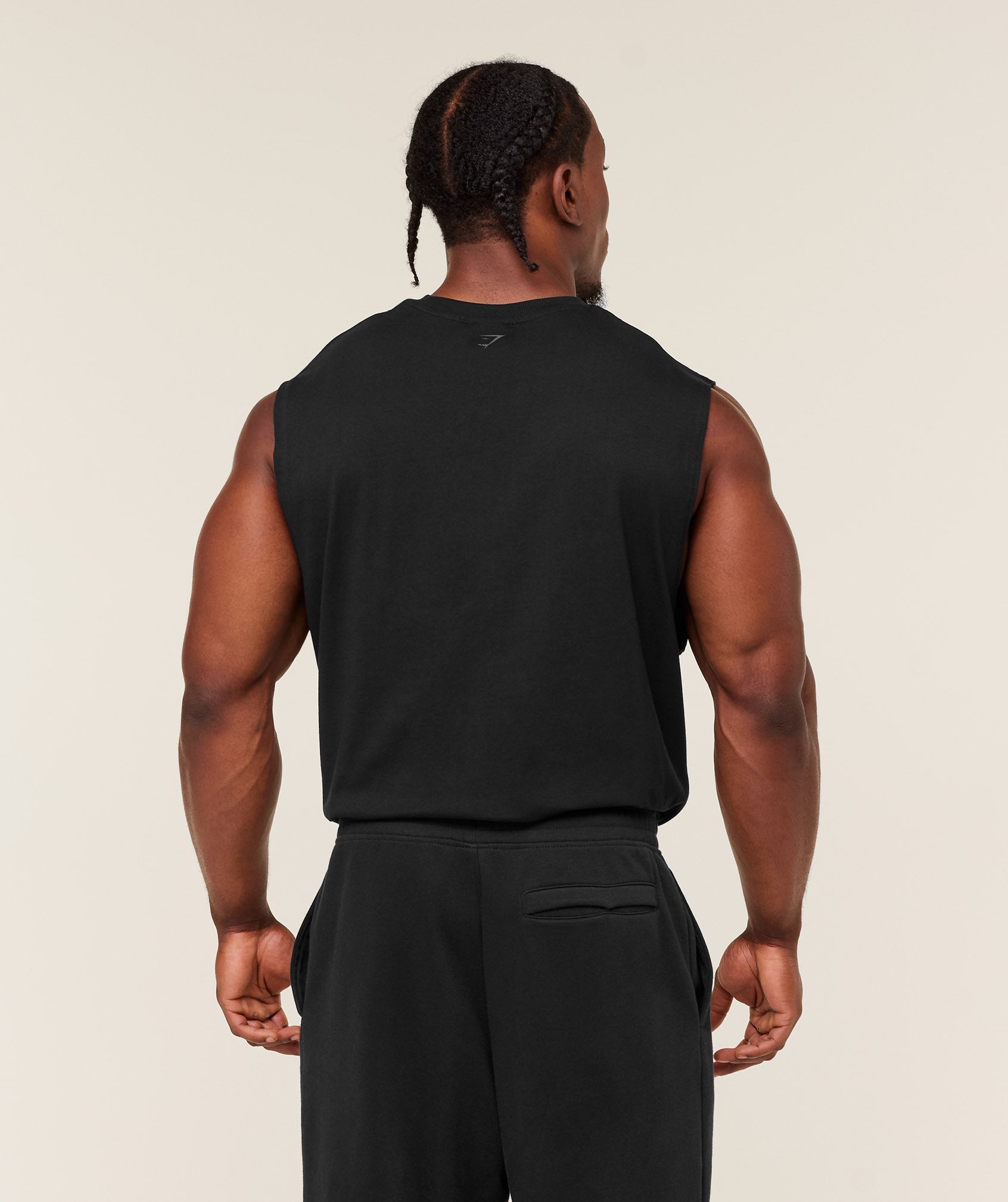 Gymshark Olde English Tank Gs Black