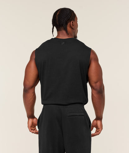 Gymshark Olde English Tank Gs Black