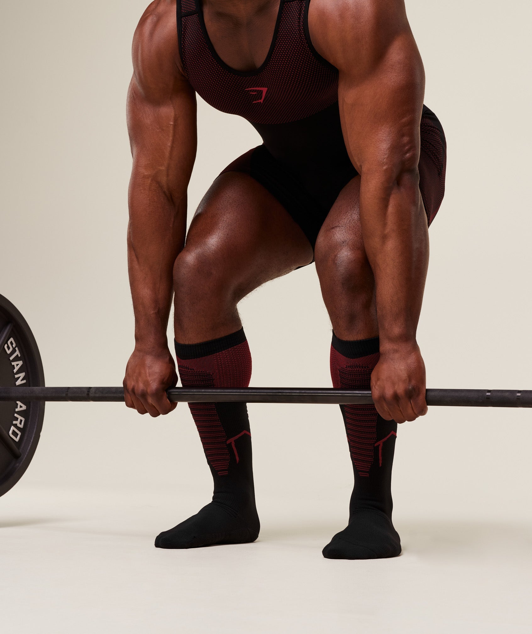 Women's Gymshark Onyx Lifting Socks Black