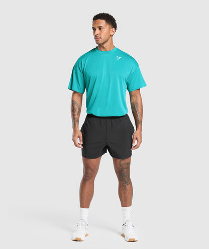 Gymshark Oversized Performance T-Shirt Jewel Teal