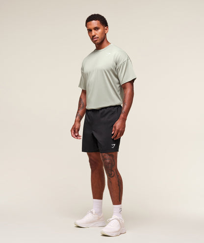 Gymshark Oversized Performance T-Shirt Stone Grey