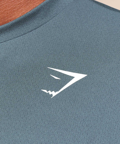 Gymshark Oversized Performance T-Shirt Titanium Blue