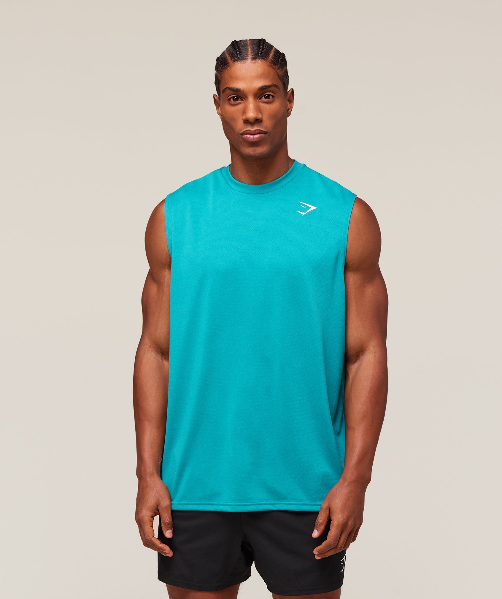 Gymshark Arrival Oversized Tank Jewel Teal