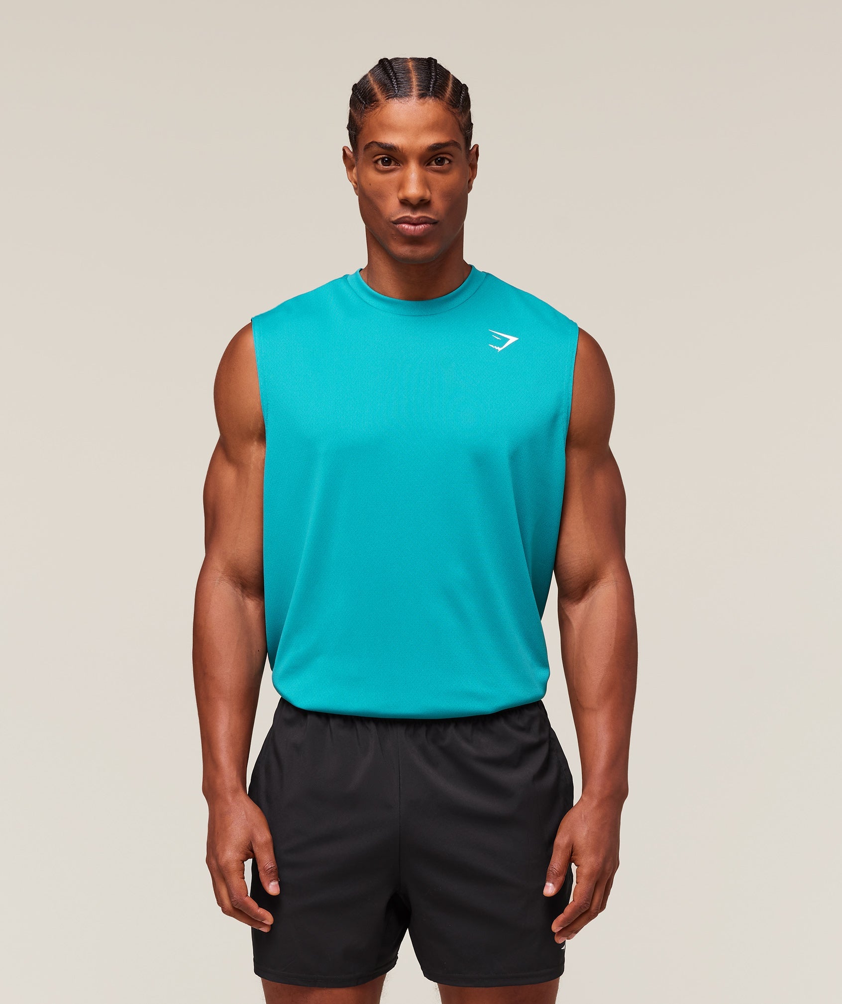 Gymshark Arrival Oversized Tank Jewel Teal
