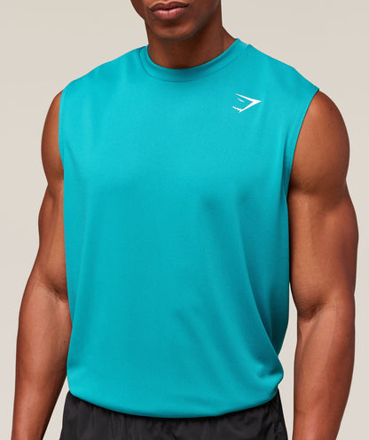 Gymshark Arrival Oversized Tank Jewel Teal