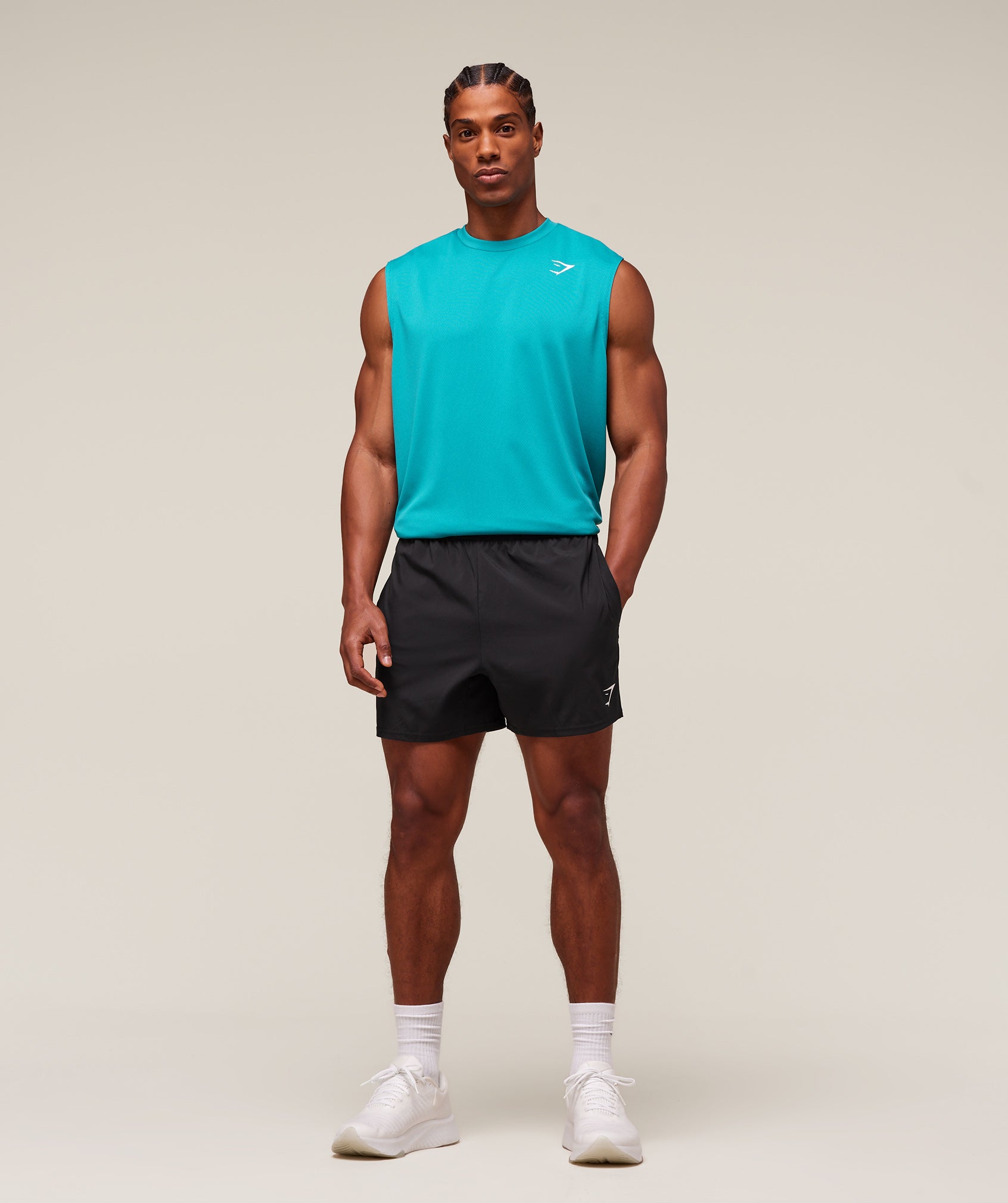 Gymshark Arrival Oversized Tank Jewel Teal