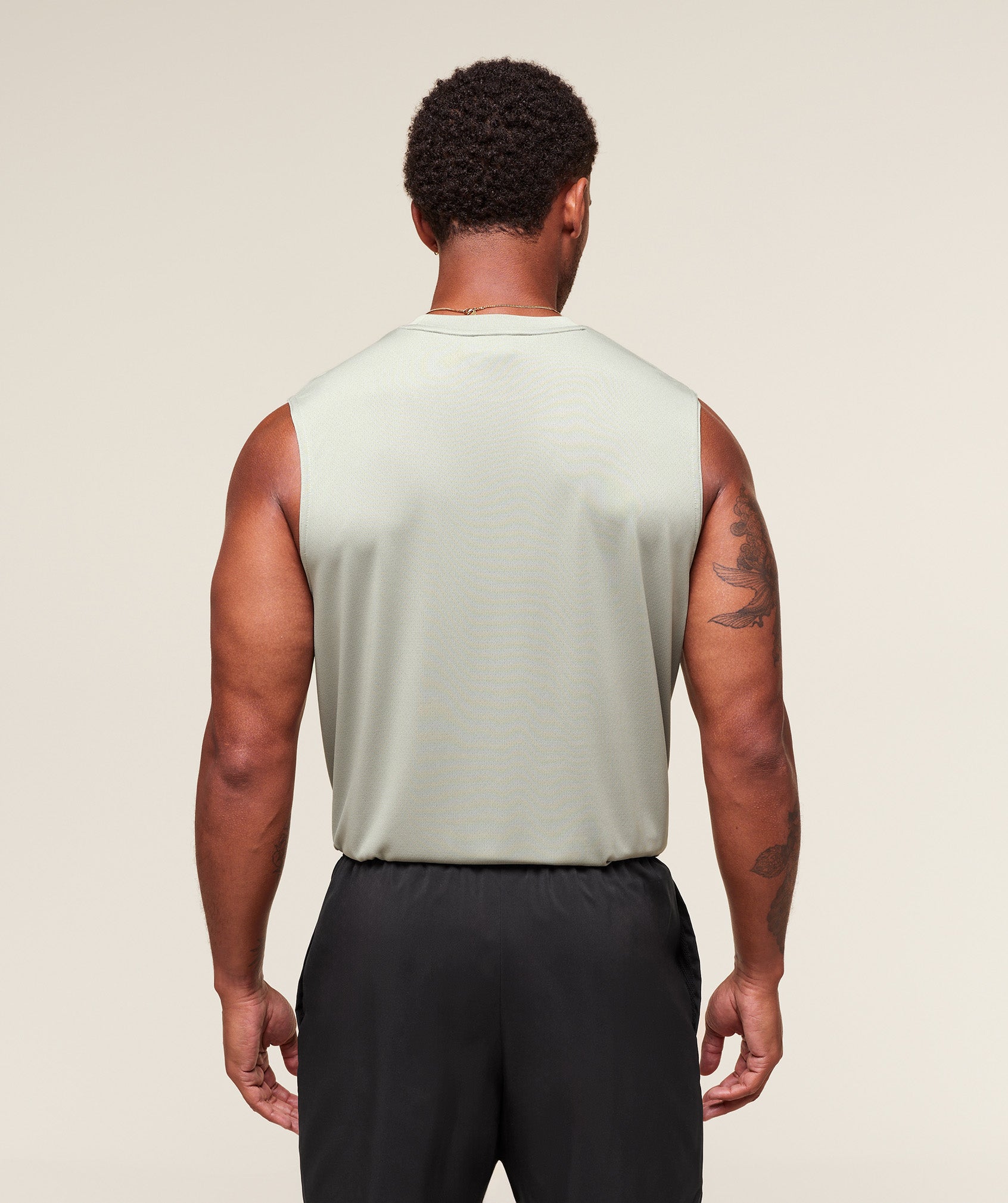 Gymshark Arrival Oversized Tank Stone Grey