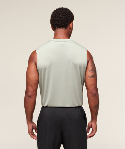 Gymshark Arrival Oversized Tank Stone Grey