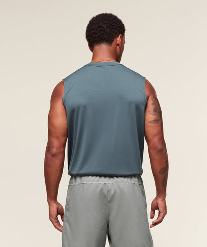 Gymshark Arrival Oversized Tank Titanium Blue
