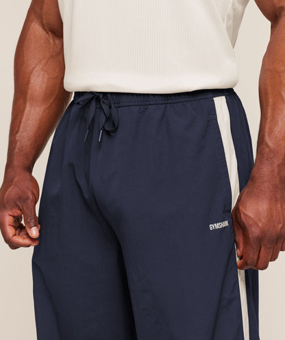 Gymshark Retro Collegiate Track Pants Heavy Blue