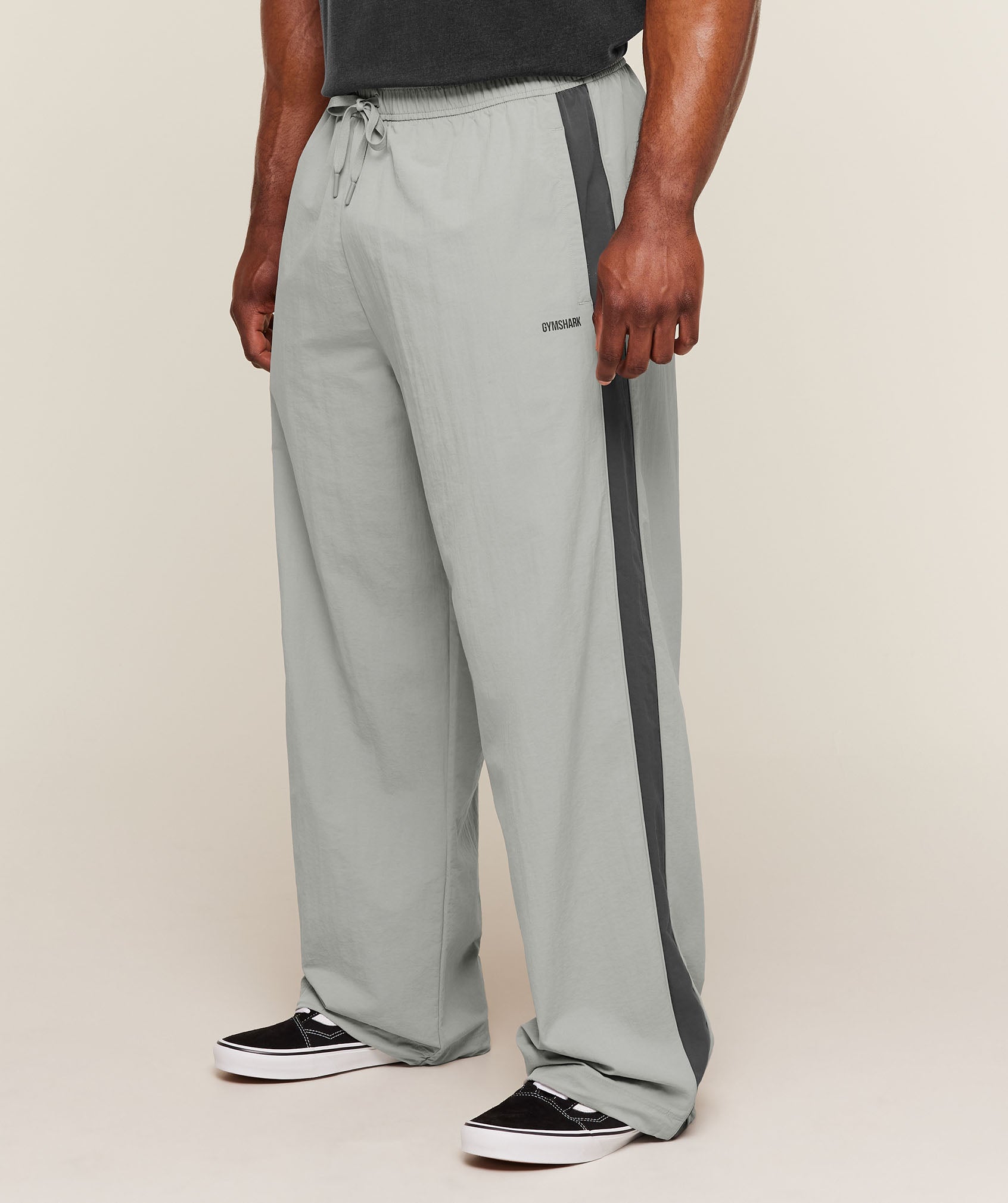 Gymshark Retro Collegiate Track Pants Smokey Grey