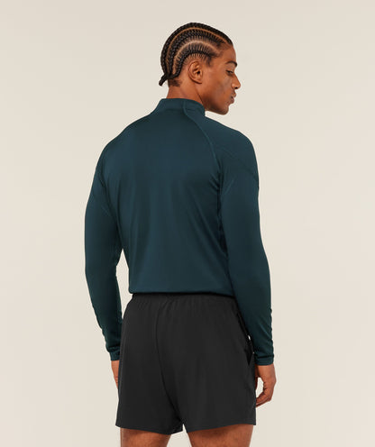 Gymshark Performance 1/4 Zip Deep Petrol Blue