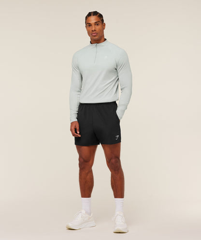 Gymshark Performance 1/4 Zip Light Grey