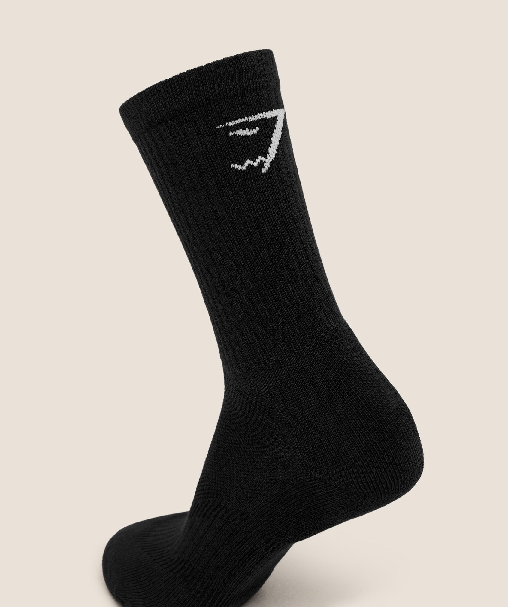 Women's Gymshark Performance Crew Socks 3Pk Gs Black