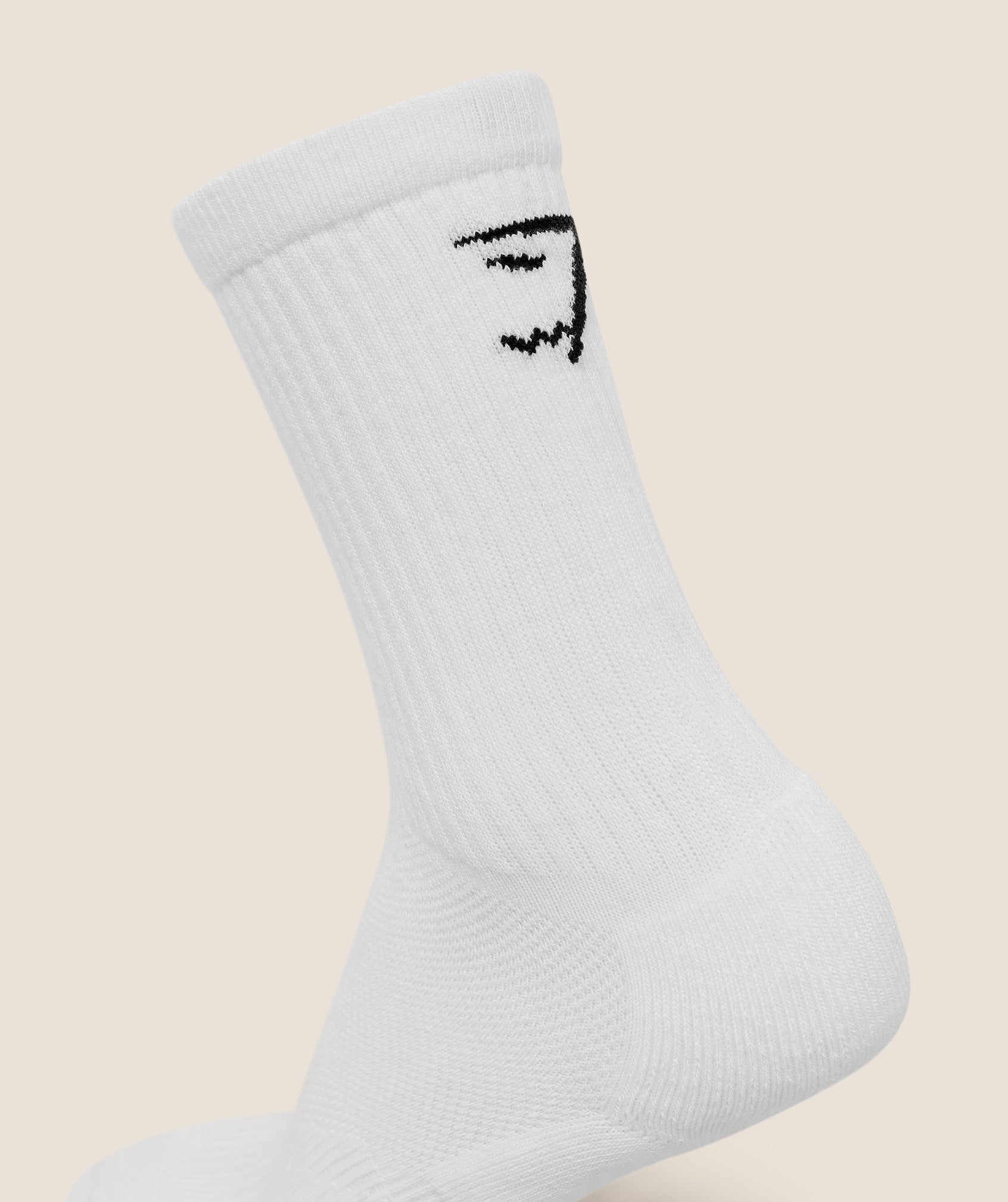 Women's Gymshark Performance Crew Socks 3Pk Gs White