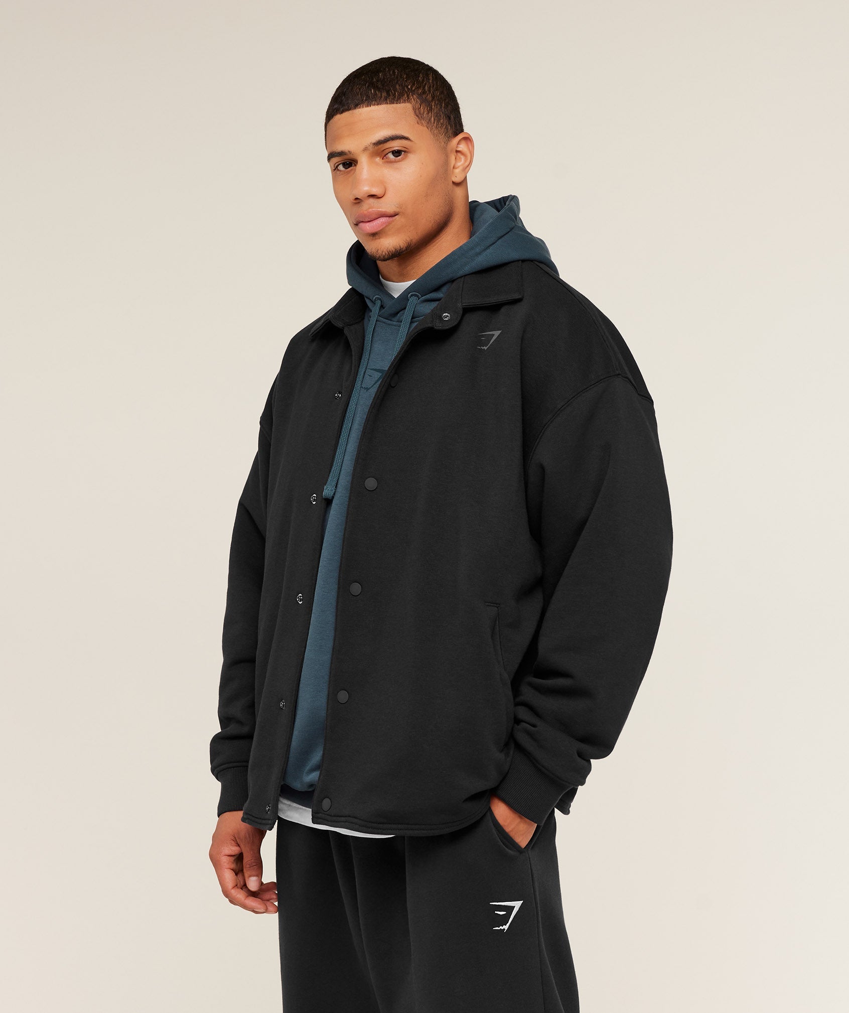 Gymshark Power Coach Jacket Gs Black