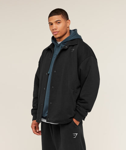 Gymshark Power Coach Jacket Gs Black