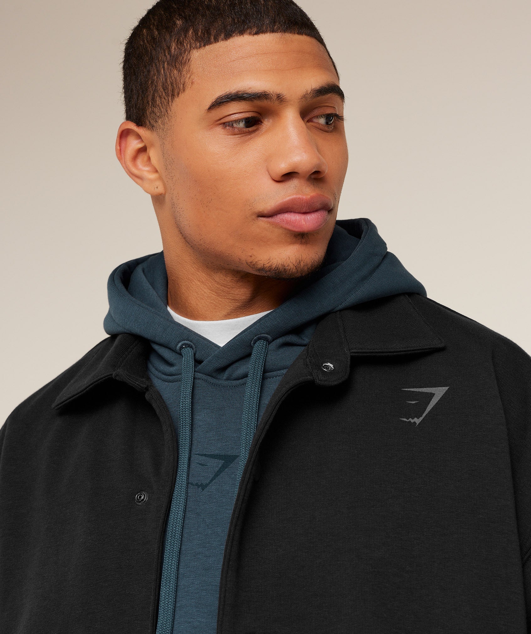 Gymshark Power Coach Jacket Gs Black