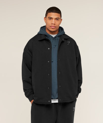Gymshark Power Coach Jacket Gs Black