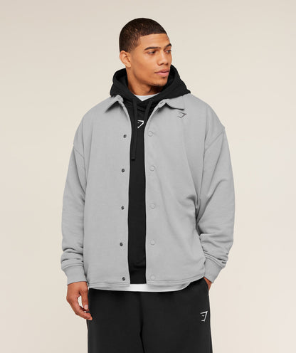 Gymshark Power Coach Jacket Smokey Grey