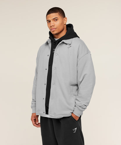 Gymshark Power Coach Jacket Smokey Grey